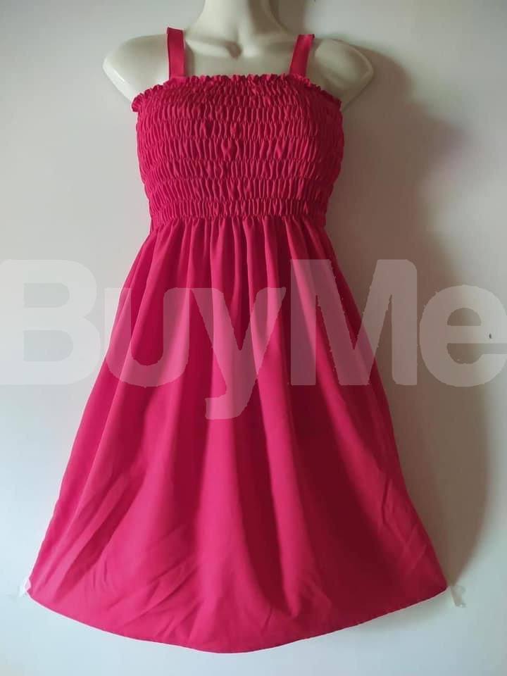 ** WOMENS LONG FROCKS - PINK **