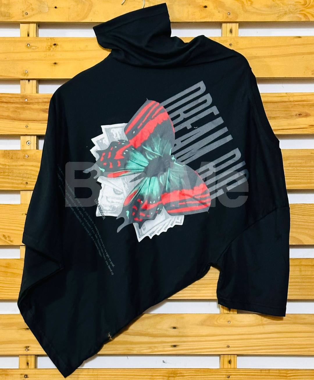 DOUBLE SIDE PRINT CREW NECK T SHIRTS.
