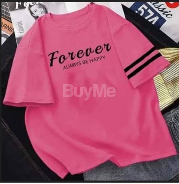180GSM PINK COLOUR T-SHIRT