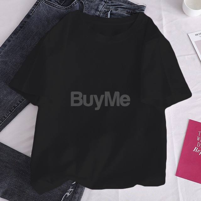 UNISEX PLAIN BAGGY NEW - BLACK