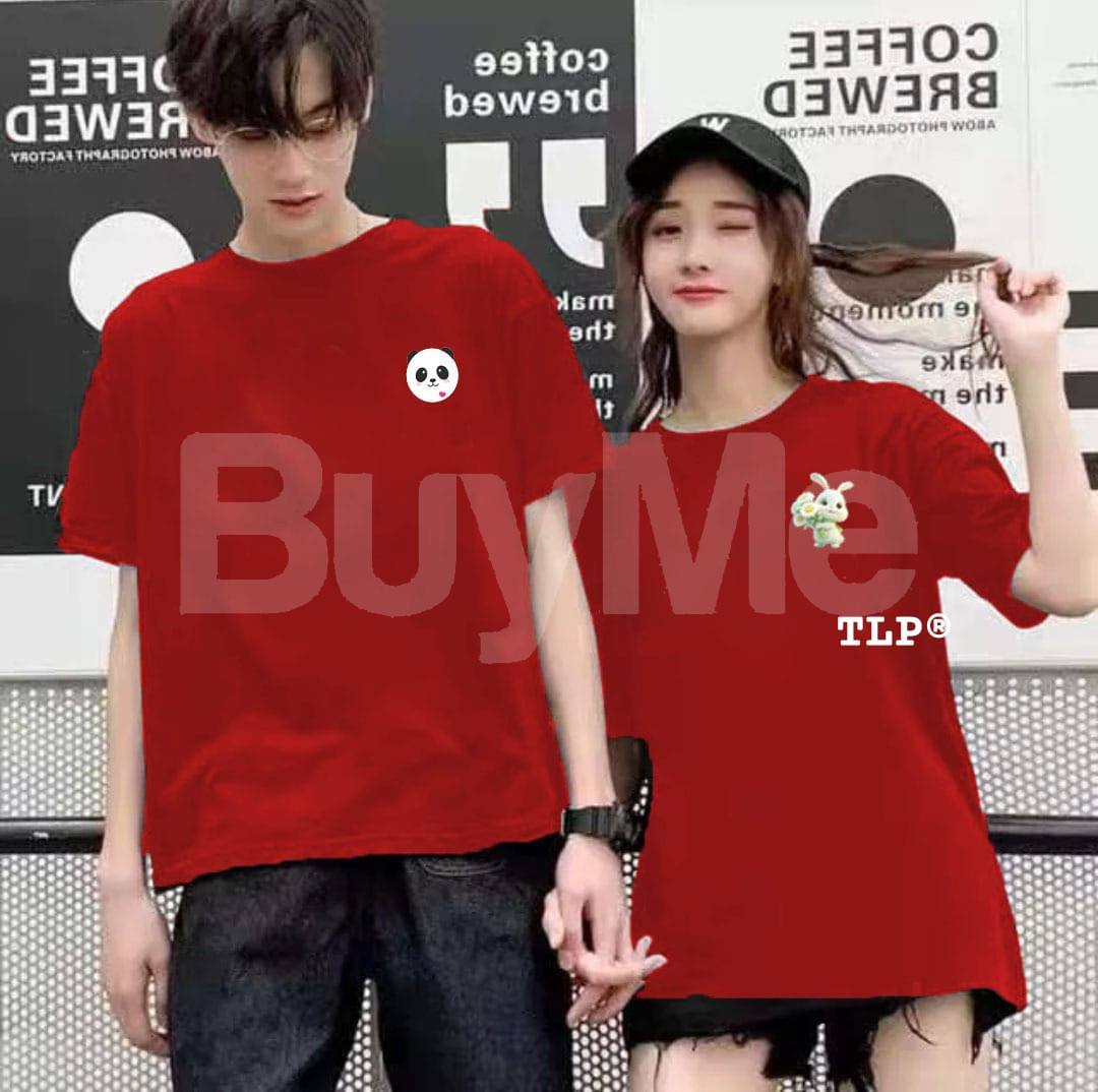 COUPLE T - SHIRT - MAROON