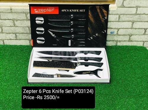 ZEPTER 6 PCS KNIFE SET