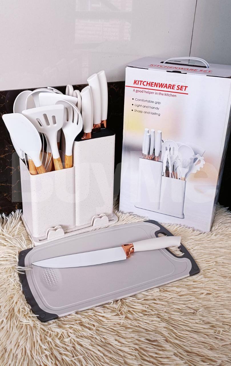 19 IN 1 SILICONE KITCHENWARE SET