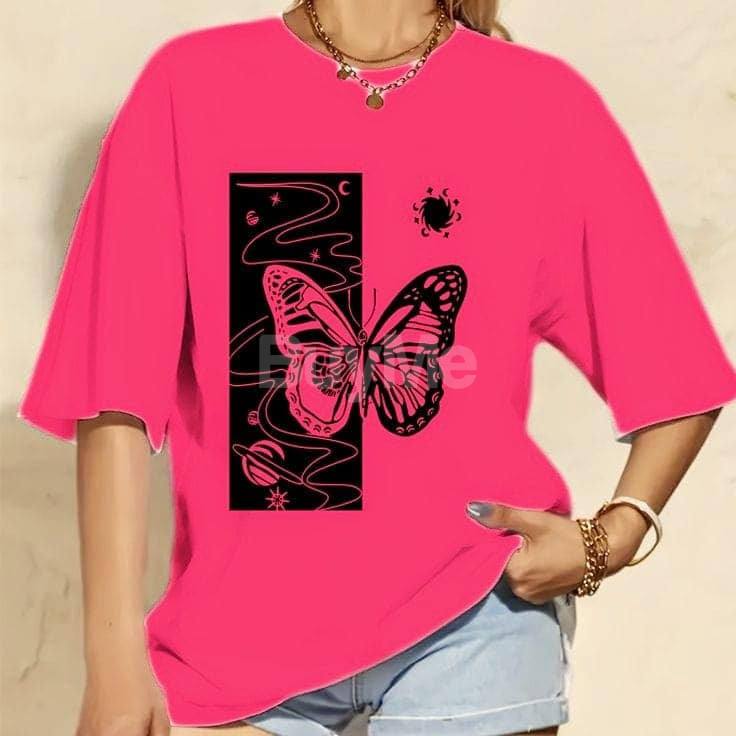 NEW BAGGY UNISEX TSHIRT - PINK