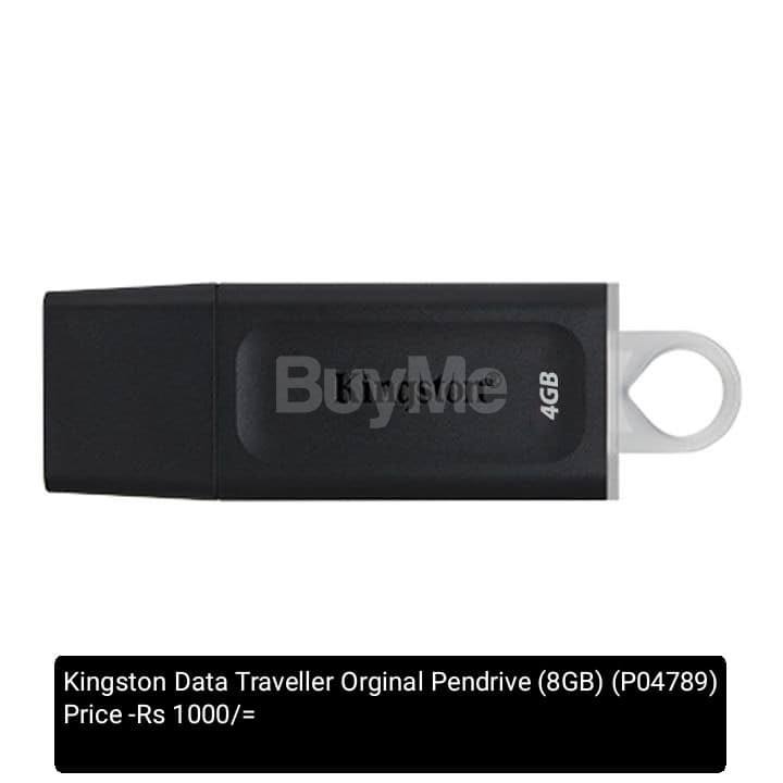 KINGSTON DATA TRAVELLER ORIGINAL PENDRIVE ( 8GB )
