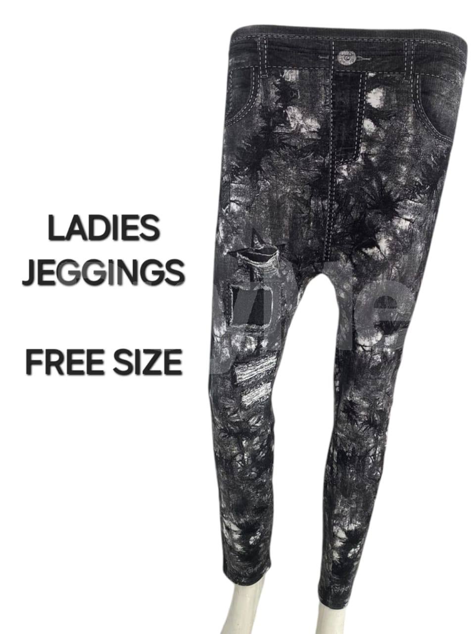 LADIES PREMIUM PATCHED JEGGING 1