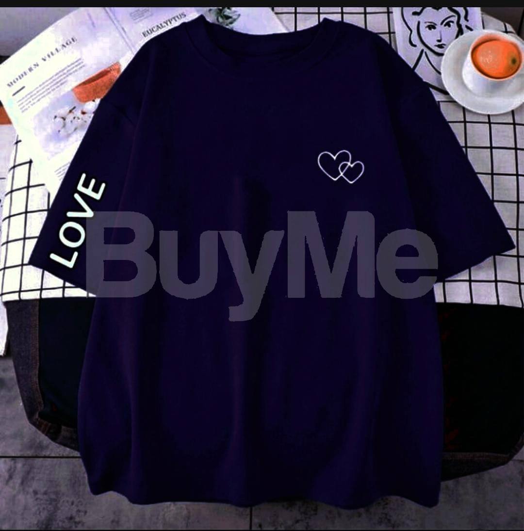 BAGGY T-SHIRT - NAVY BLUE