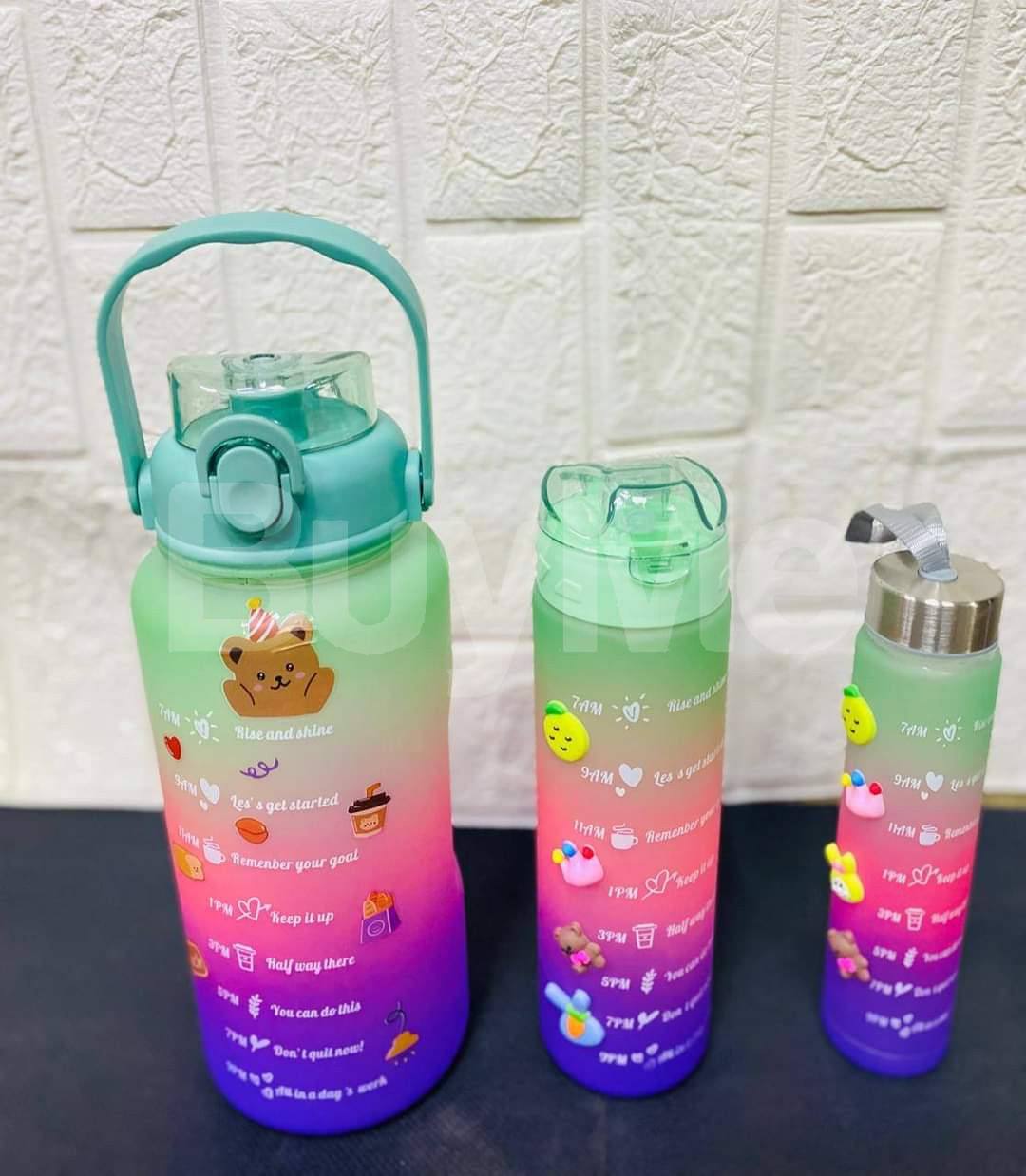WATER BOTTELS - 3 PACK SET