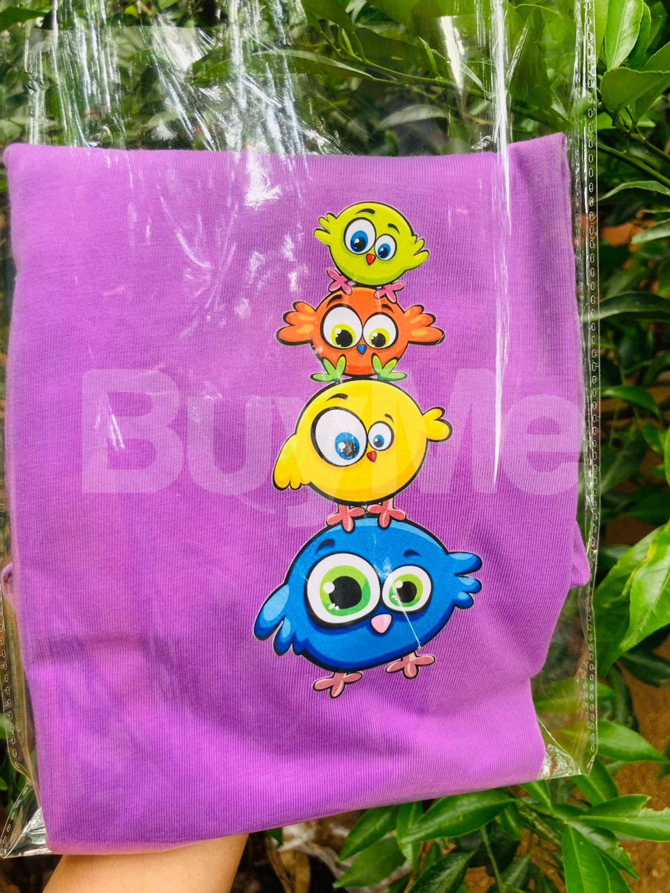 BAGGY T-SHIRTS -  ANGRY BIRDS PRINTED