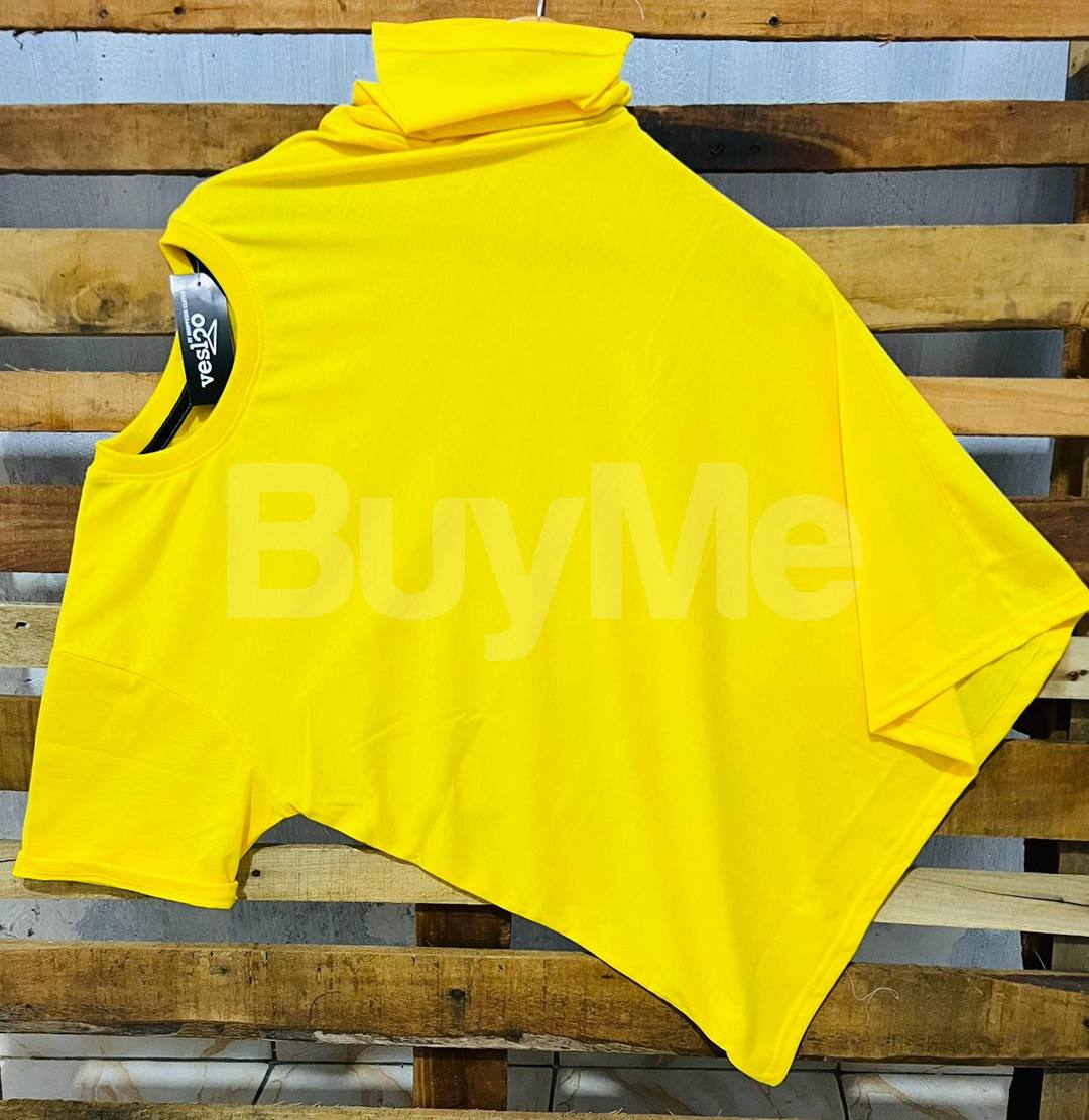 PLAIN CREW NECK TSHIRTS 180 GSM - YELLOW