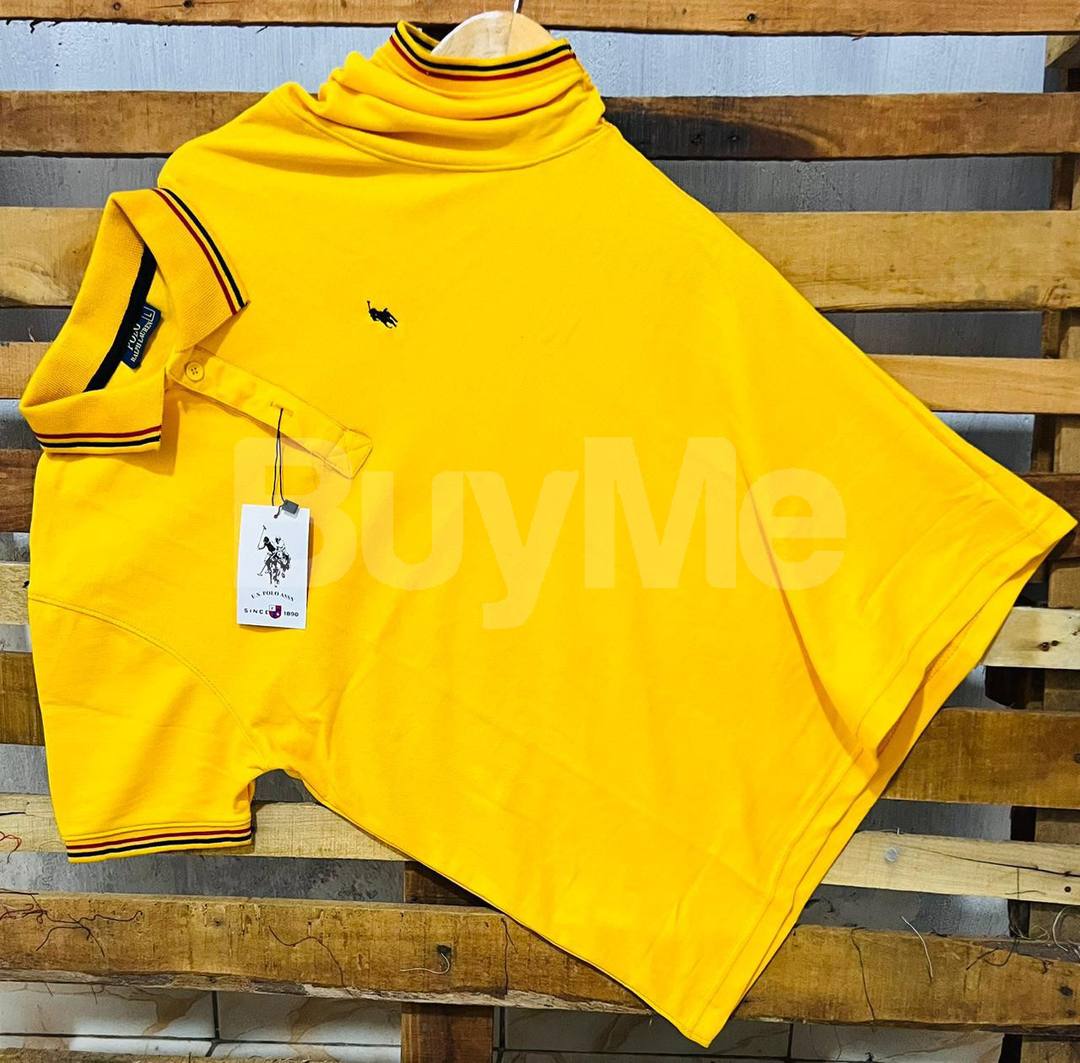 POLO COLLAR TSHIRTS - YELLOW