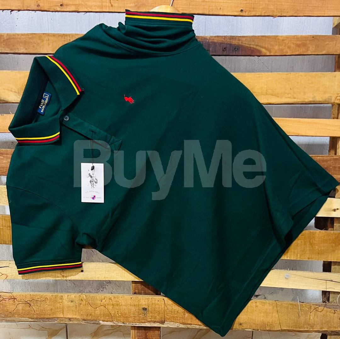 POLO COLLAR TSHIRTS - DARK GREEN