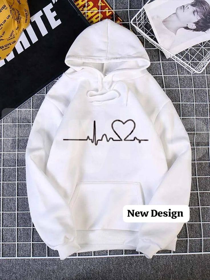 WHITE COLOUR HOODIE