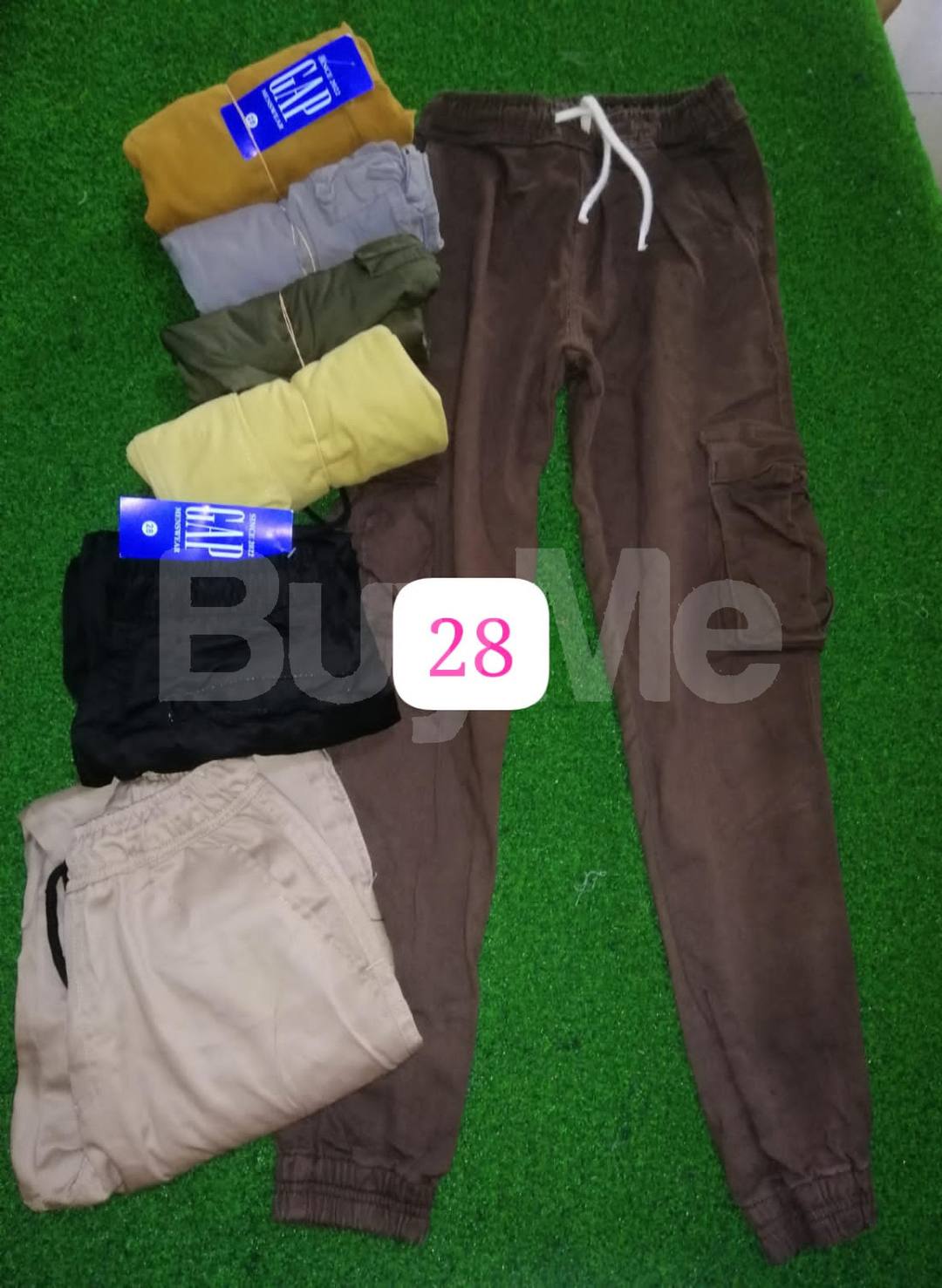 MEN'S LONG PANTS - BROWN