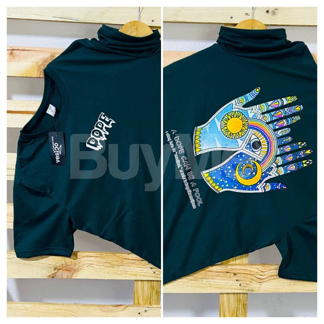 PREMIUM QUALITY CREW NECK TSHIRT  - DARK GREEN