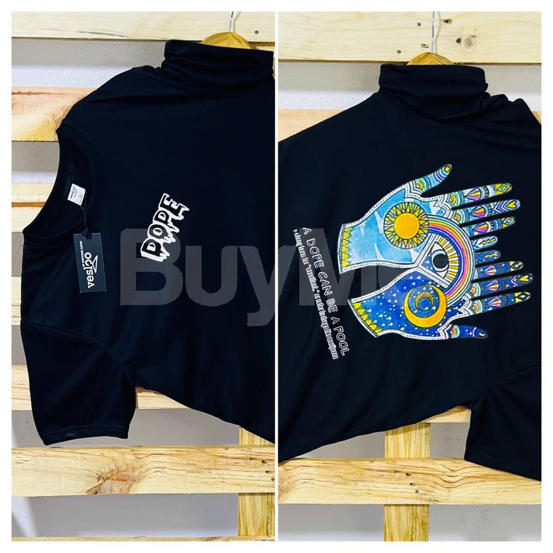 PREMIUM QUALITY CREW NECK TSHIRT  - BLACK