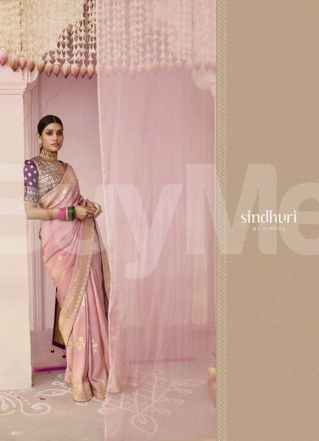 CASUAL SAREE - PINK