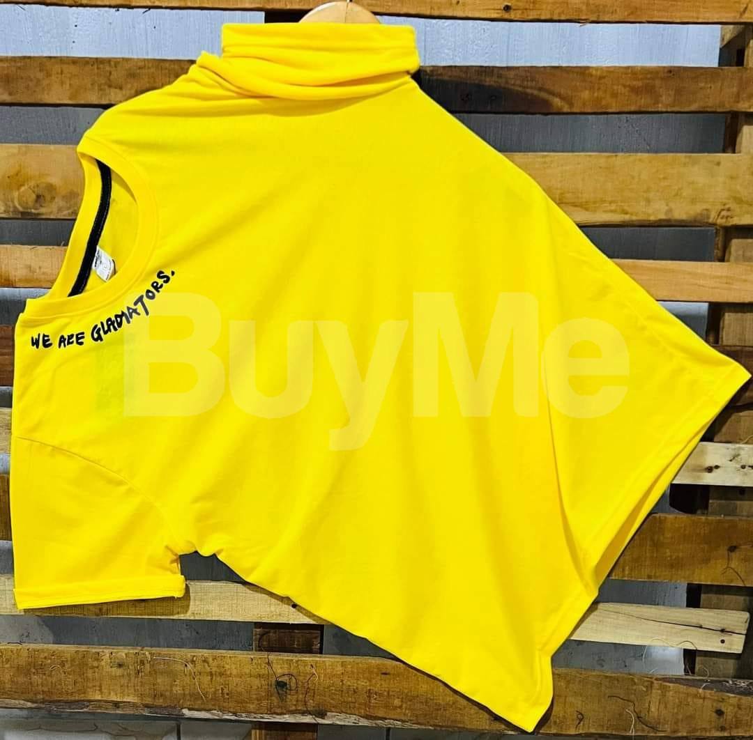 CREW NECK T-SHIRT - YELLOW