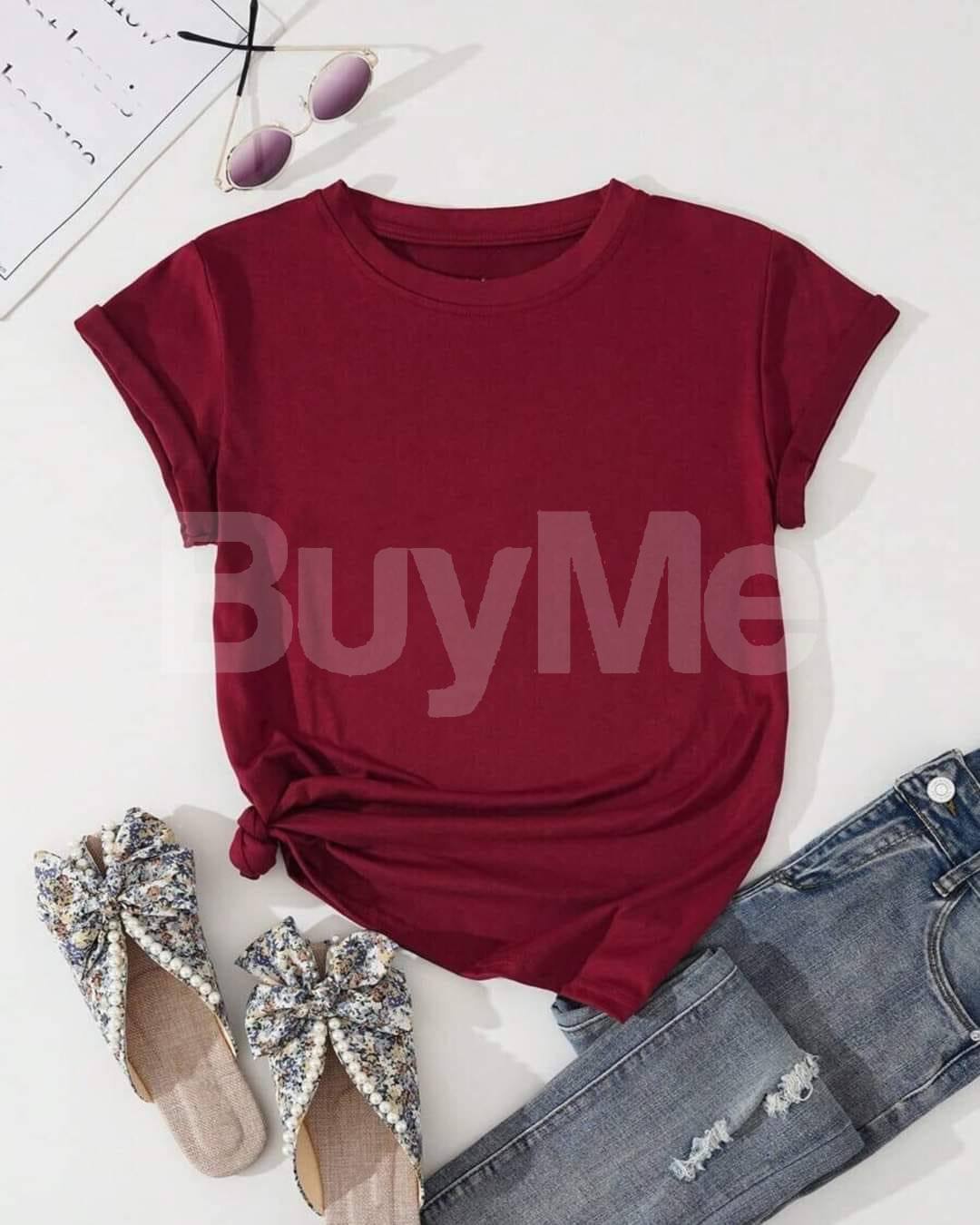 BAGGY T SHIRT - MAROON