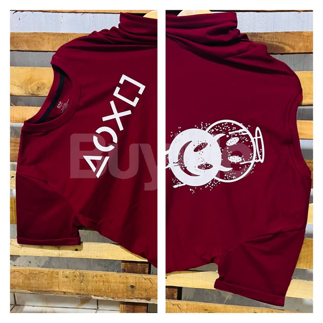 MAROON COLOUR T- SHIRT