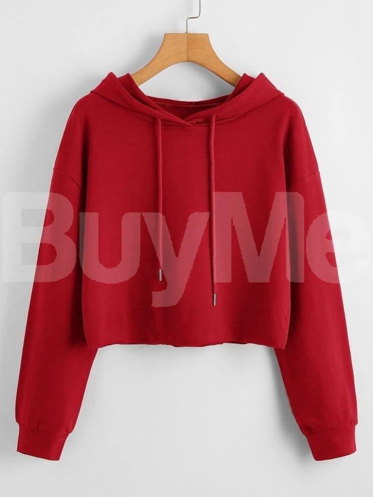 PLAIN RED HOODIE