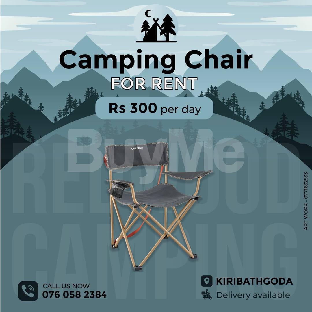 CAMPING CHAIR FOR RENT - FOLDABLE