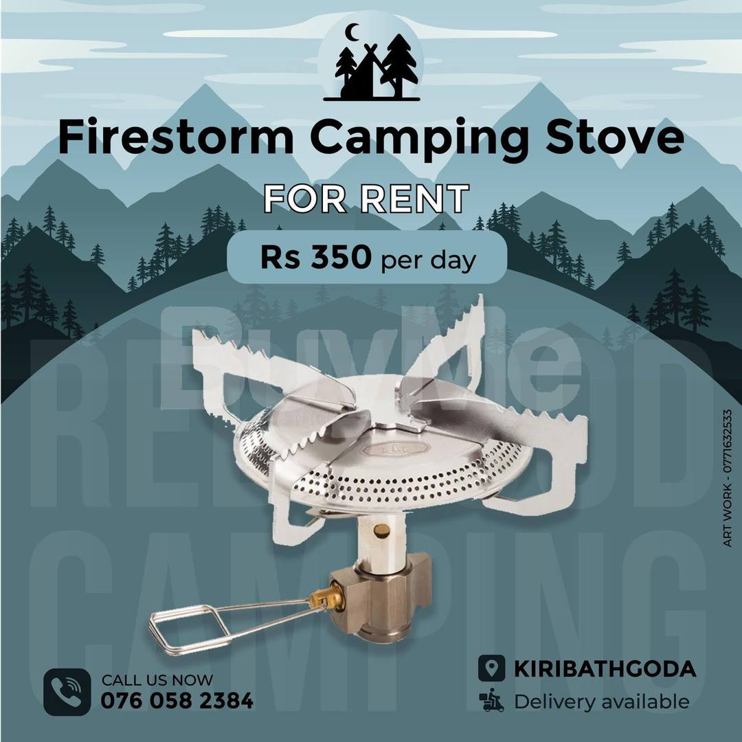 FIRESTORM CAMPING STOVE - RENT
