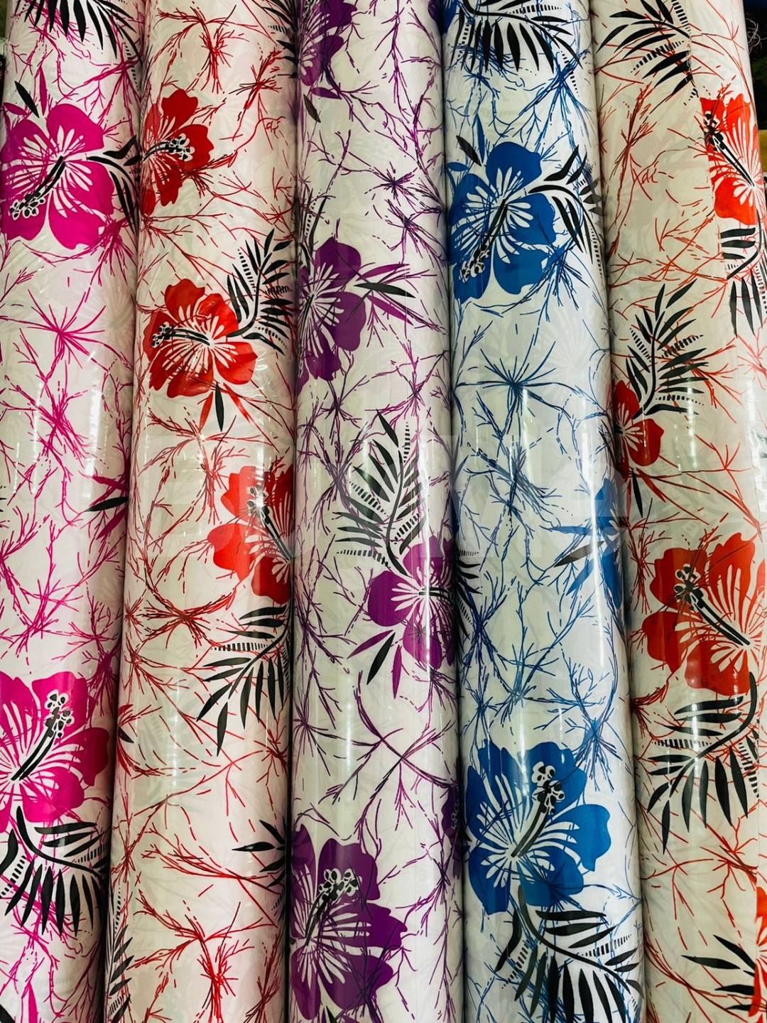 MAZA MATERIAL - FLOWER PRINTED