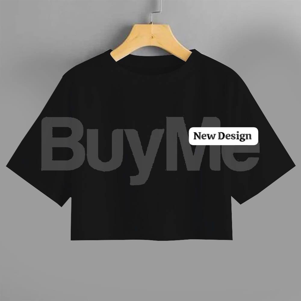 CROP TOP - BLACK