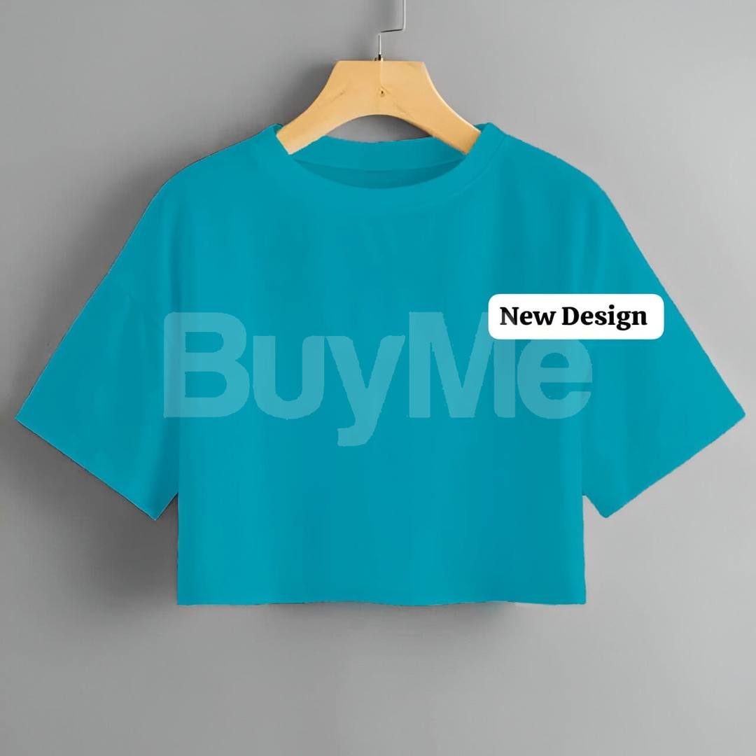 CROP TOP - LIGHT BLUE