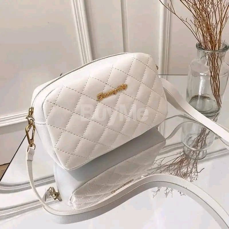 GIRLS LUXURY SIDE BAG - WHITE