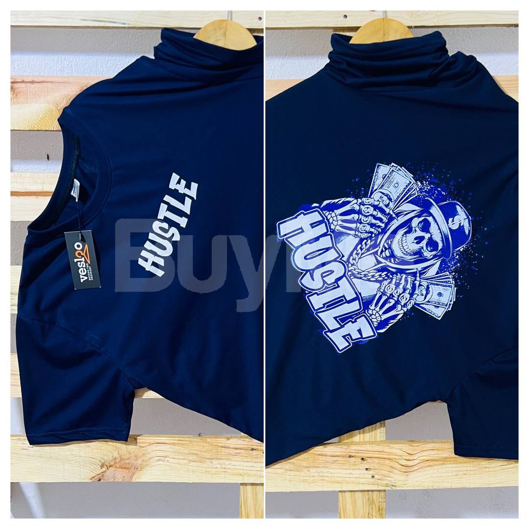 WOMEN'S T-SHIRT - HUSTLE PRINTED