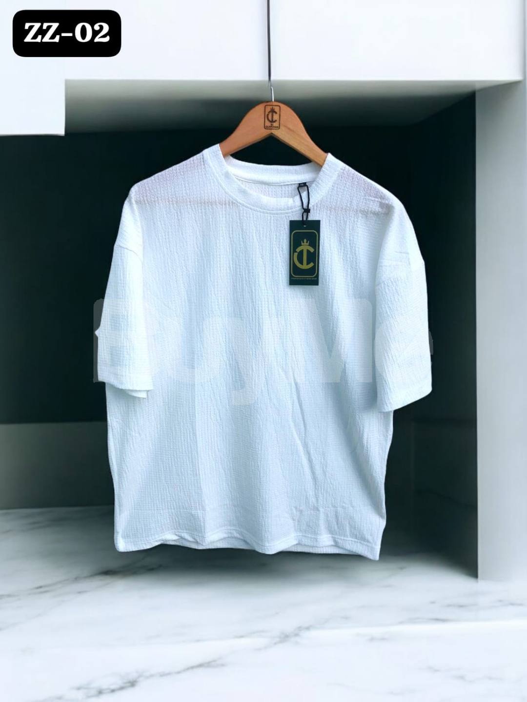 OVESIZE POPCORN T-SHIRT - WHITE