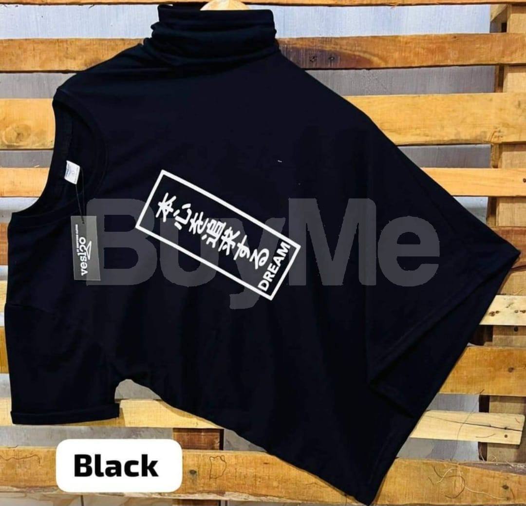 CASUAL MEN'S TSHIRT - BLACK