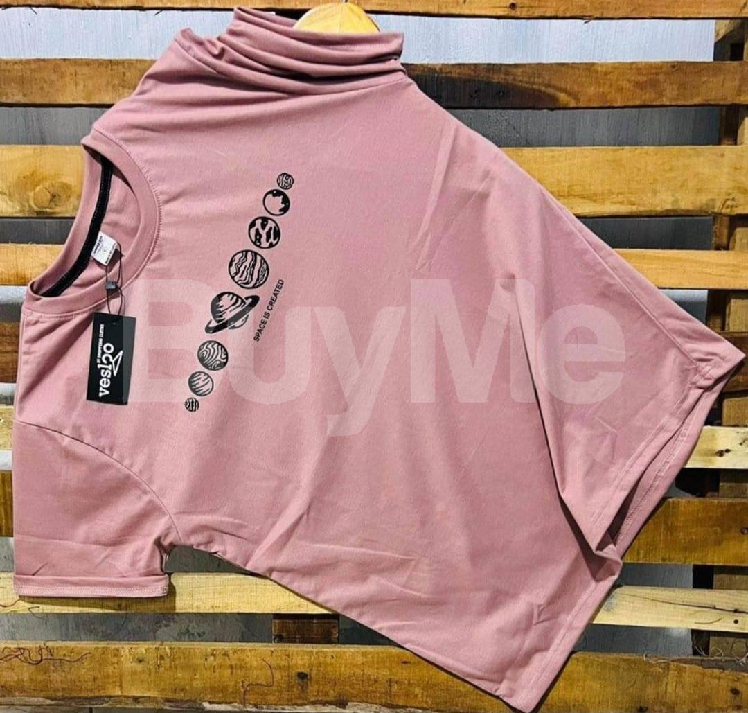 CASUAL DULL PINK TSHIRT