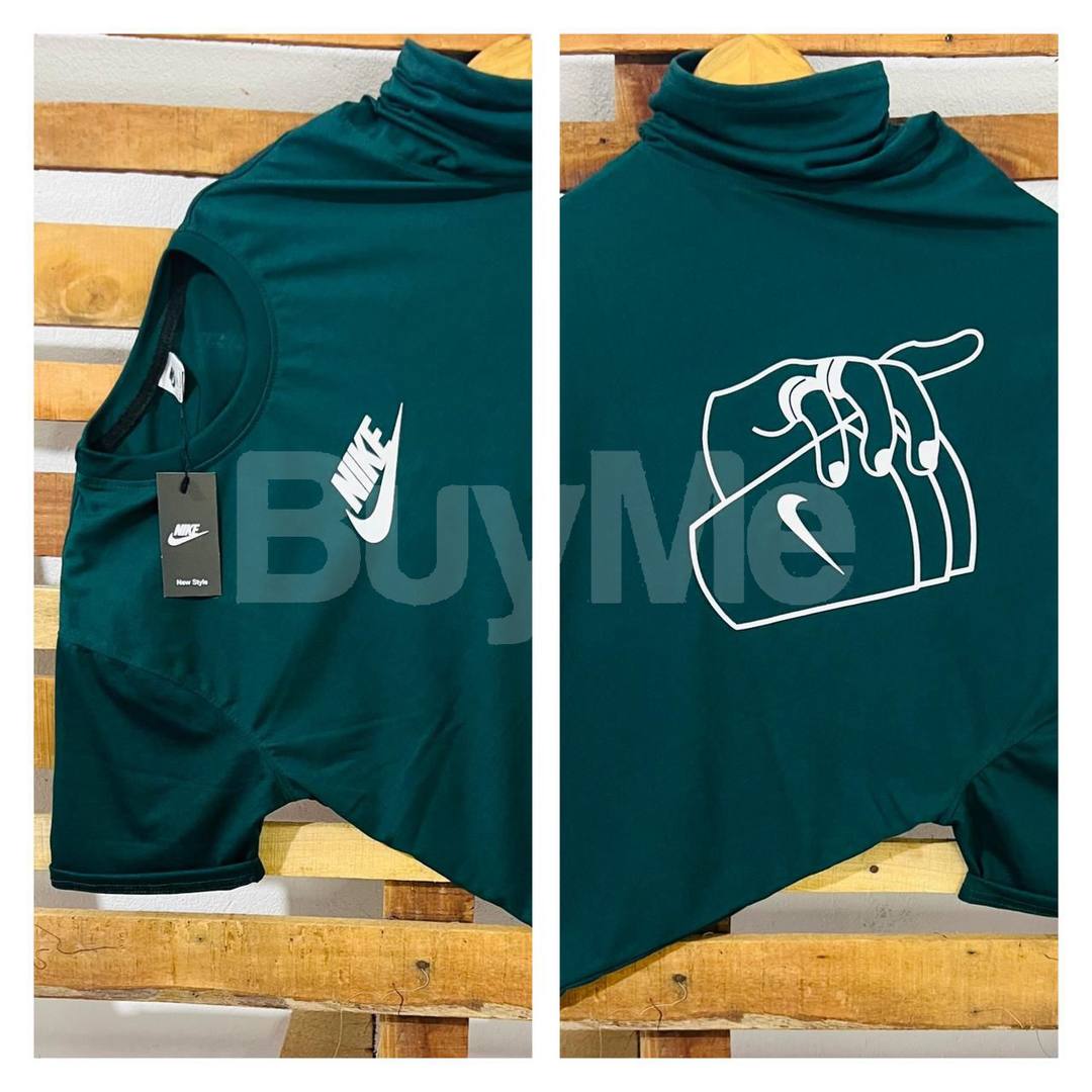 BACK SIDE PRINT T SHIRT - DARK GREEN