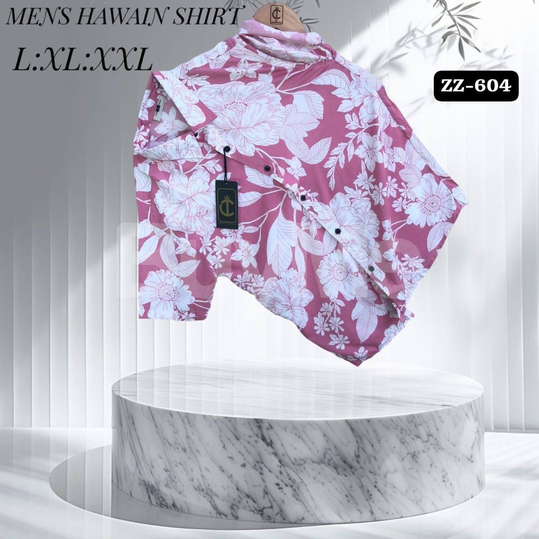 HAWAIN SHIRT - PINK
