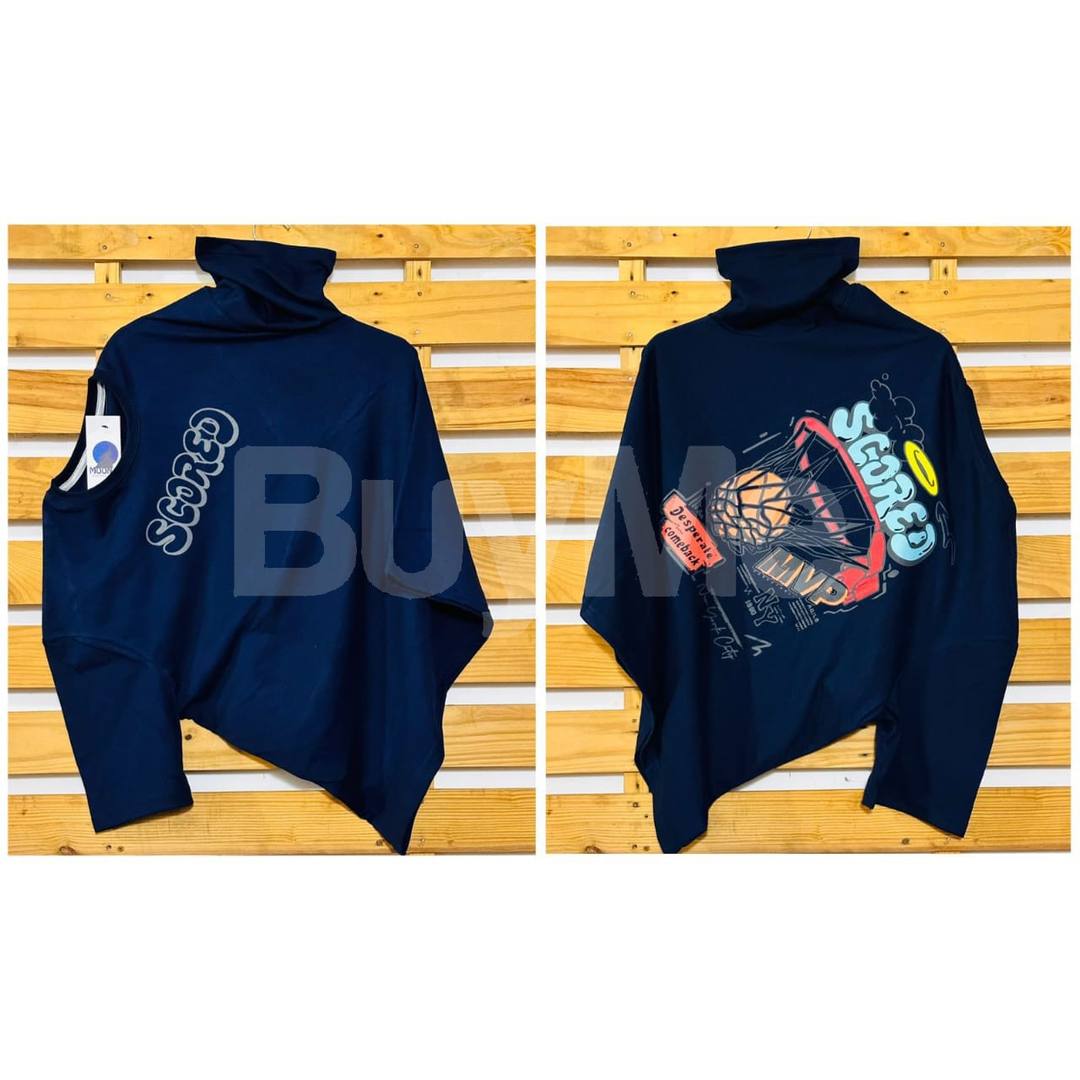 OVER SIZED T SHIRT - DARK BLUE