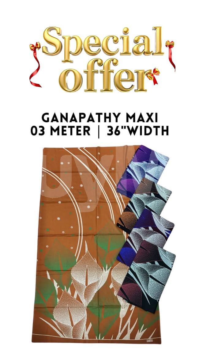 GANAPATHY MAXI MATERIAL 36" WIDTH