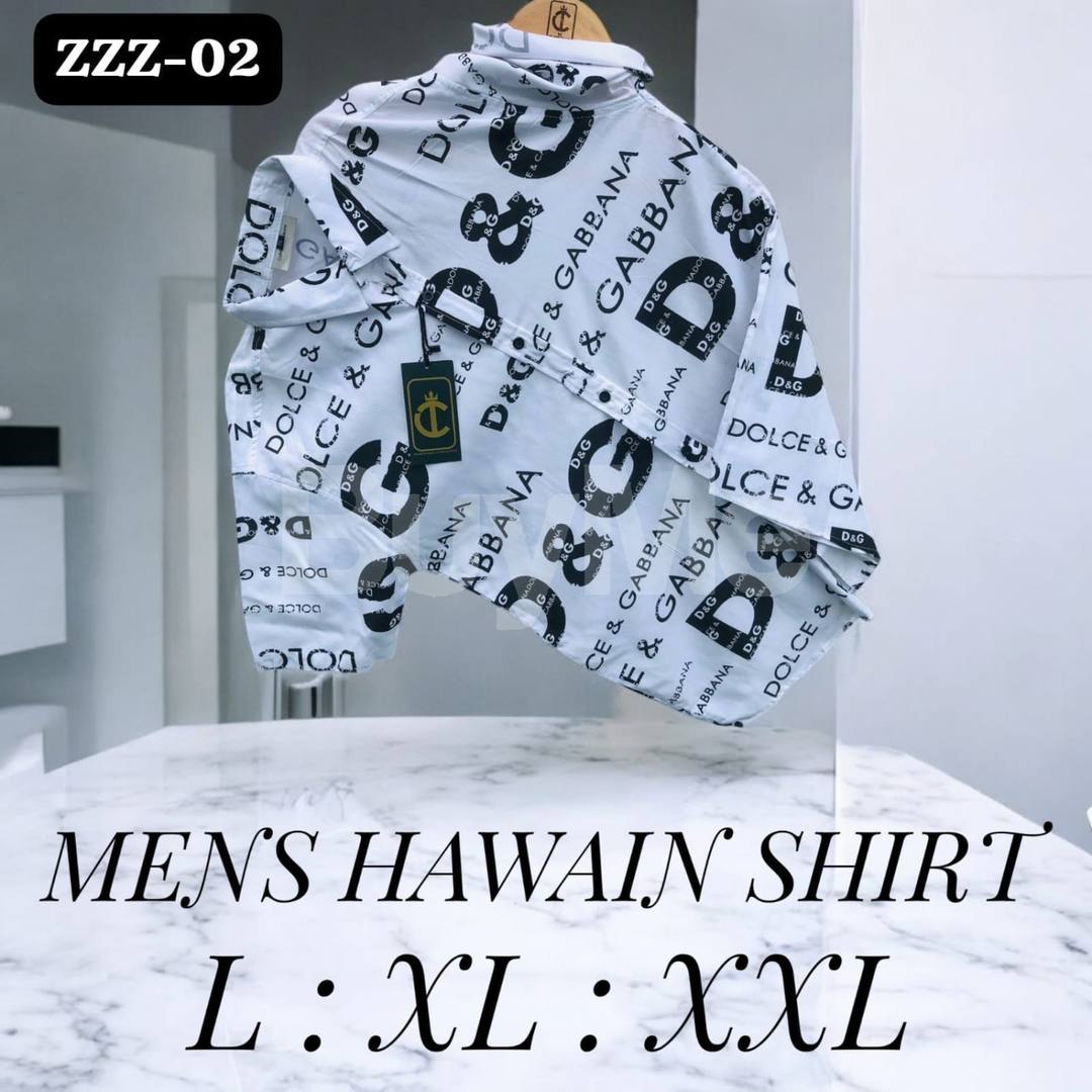 MENS HAWAIN SHIRT - PRINTED