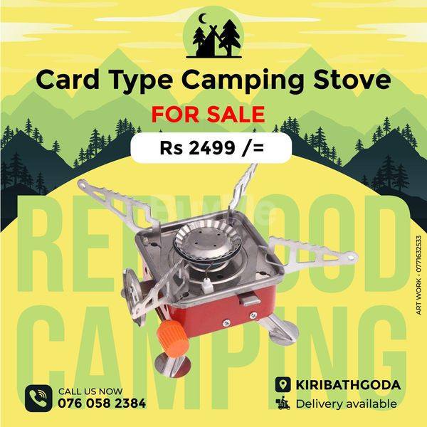 CARD-TYPE CAMPING STOVE FOR SALE