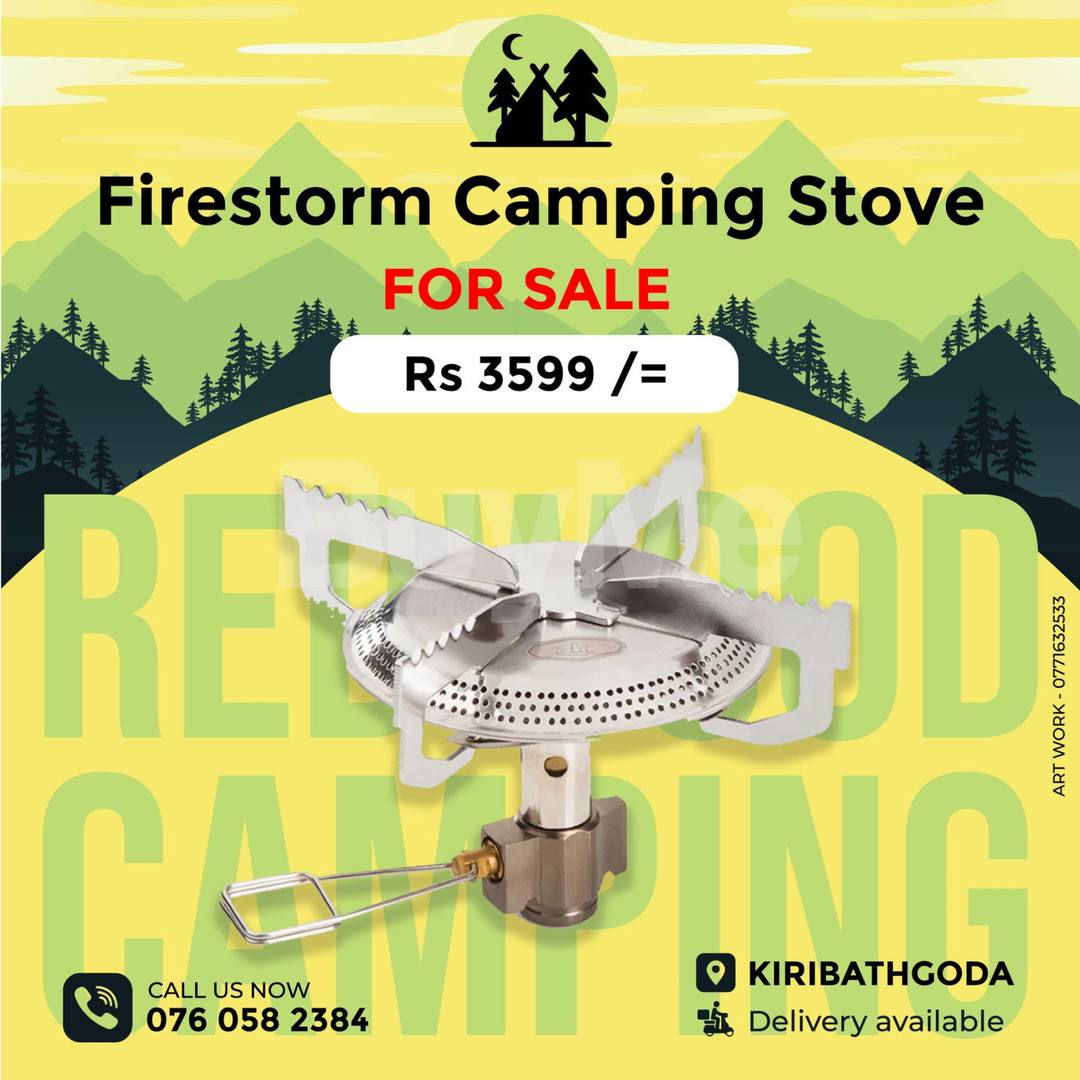 FIRESTORM CAMPING STOVE FOR SALE
