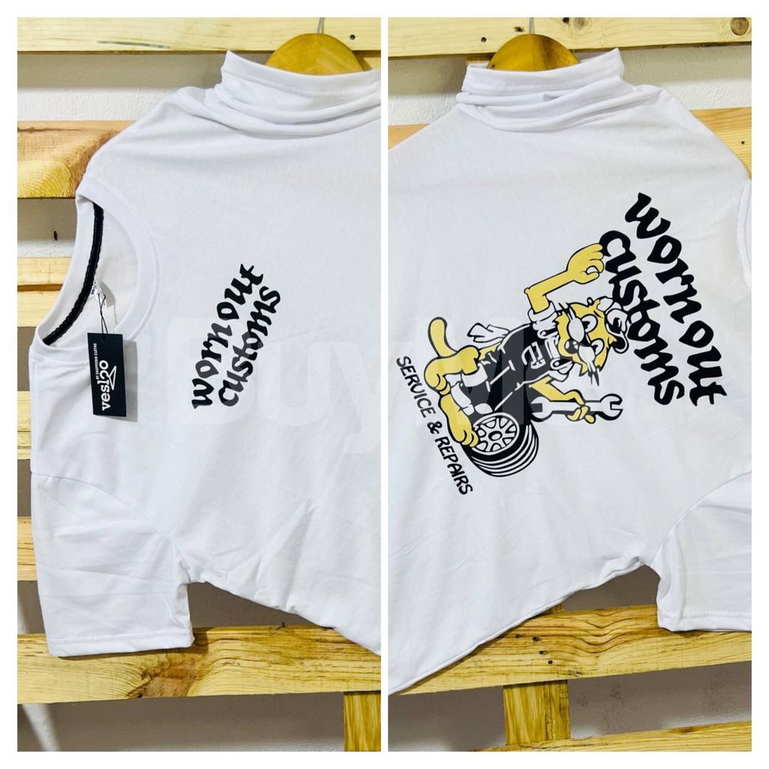 DOUBLE SIDE PRINT TSHIRT - WHITE