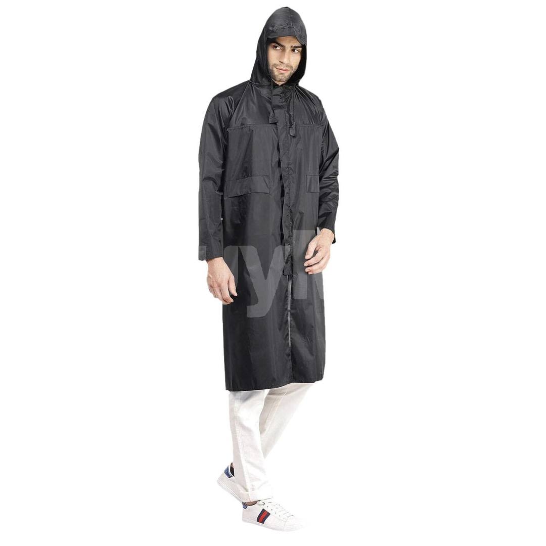 HUMAN BLACK RAIN COAT
