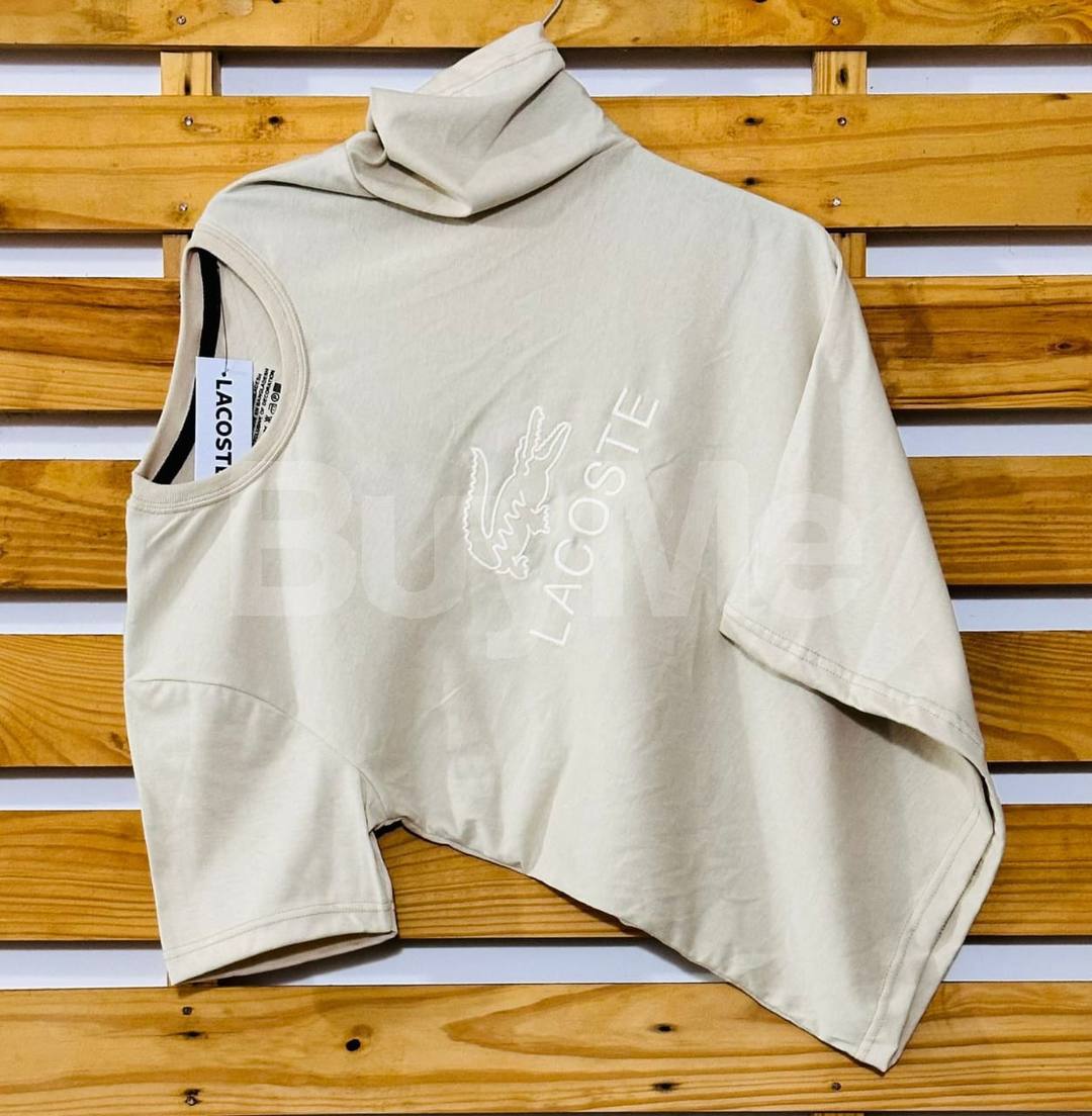 CREW NECK PLAINT SHIRTS - BEIGE
