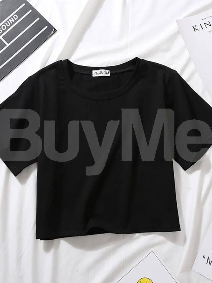 CROP TOP - BLACK