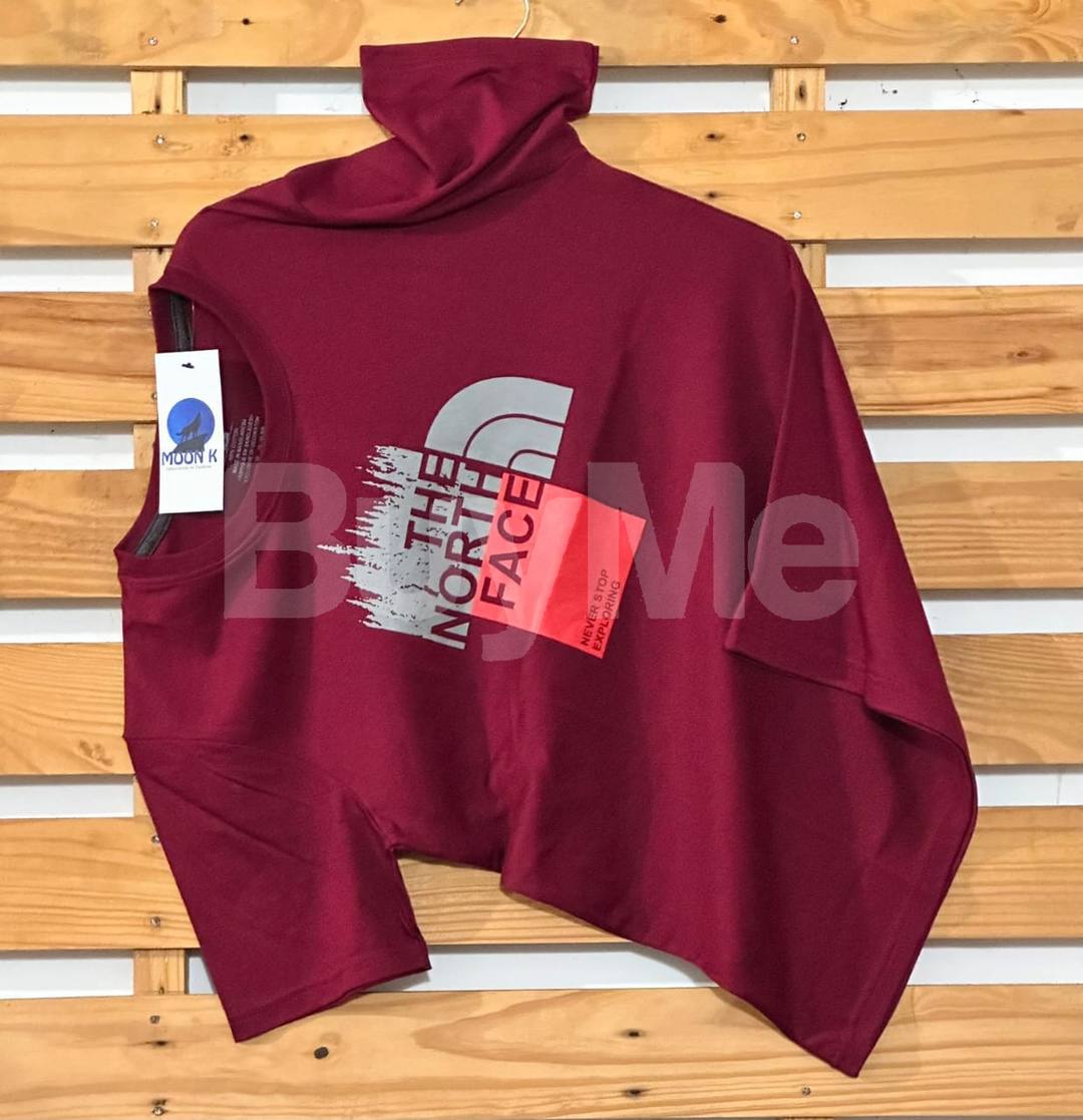 ROUND NECK TSHIRT - MAROON