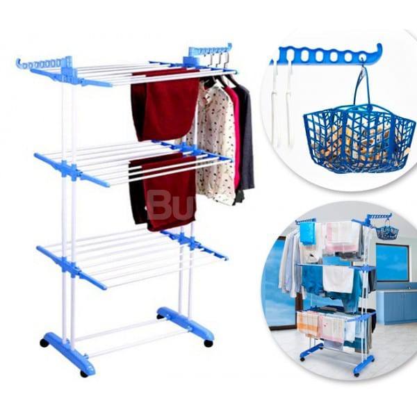 THREE LAYER CLOTHES RACK - FOLDABLE