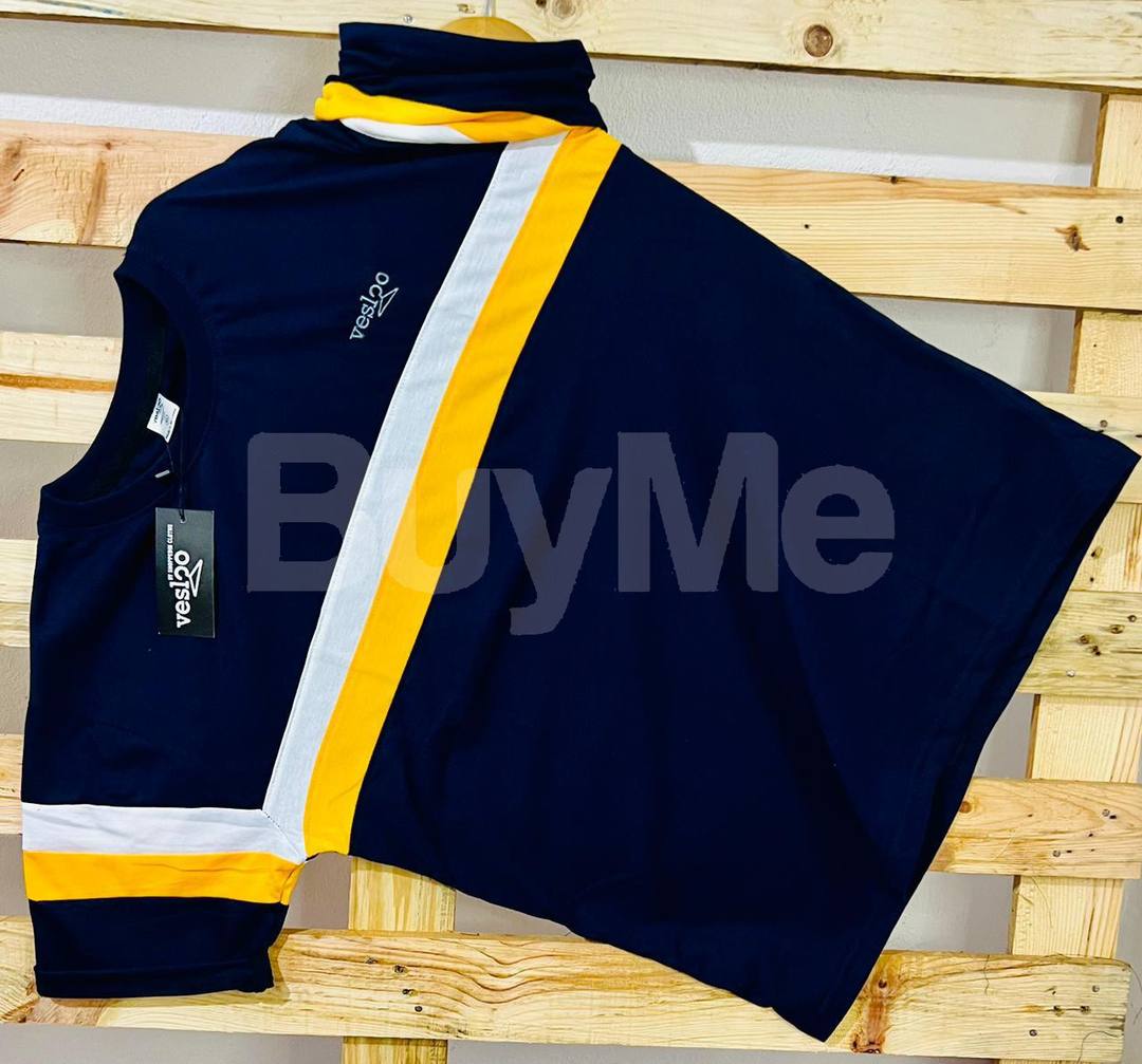 THREETONE CREW NECK TSHIRT - DARK BLUE