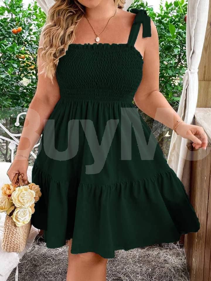 CASUAL LADIES FROCK - BLACK